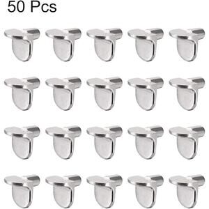 Uxcell 5mm L-Shape Shelf Support Pegs - 50 Piece Set